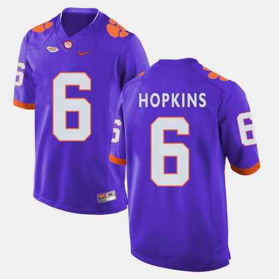Clemson Tigers Deandre Hopkins College Football Purple Jersey